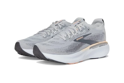 Женские кроссовки Brooks Adrenaline GTS 25, серо-черно-коралловые