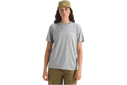 The North Face Tri-Blend Mountain Escape Short Sleeve Tee tnf light grey white heather