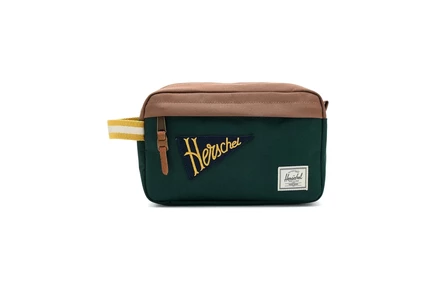 Herschel Supply Co. Chapter Travel Kit patches green gables