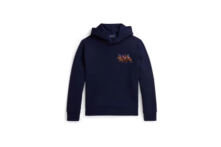 Толстовка Polo Ralph Lauren Kids Triple-pony Fleece Hoodie (big Kid)