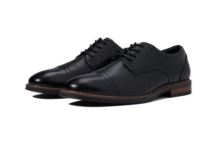 Мужские оксфорды Nunn Bush Centro Flex Cap Toe, черные
