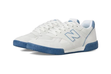 Унисекс кроссовки New Balance Numeric 600 Tom Knox замшевые, светло-серые
