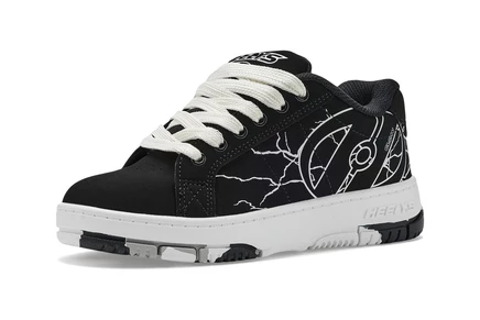 Унисекс кеды Heelys Kolect Gitd с колесом, черно‑белые