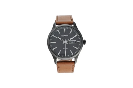 Часы Nixon Sentry Solar Leather