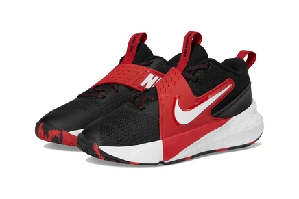 Кроссовки для детей Nike Team Hustle D 12, черно-бело-красные