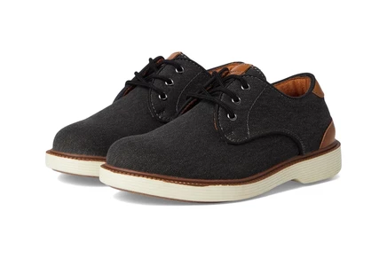 Детские оксфорды Florsheim Highland Canvas, черные