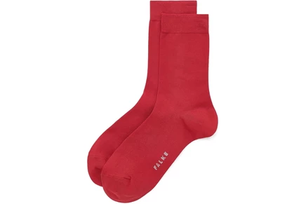 Falke Cotton Touch Crew Cut scarlet