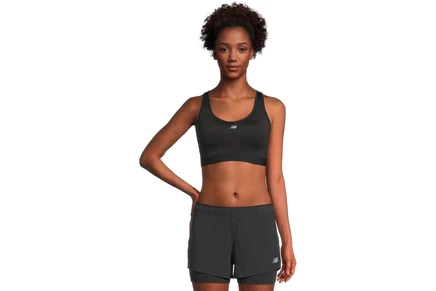 Женский бюстгальтер New Balance Essential Run, черный