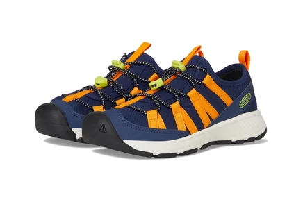 KEEN Kids Motozoa Sneaker (Little Kid/Big Kid) naval academy/bright marigold