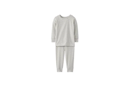 Пижама Hanna Andersson Striped Long John Pajama Set in HannaSoft (Infant/Toddler/Little Kid/Big Kid)
