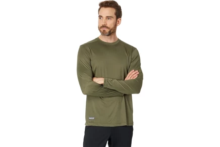 Мужская футболка с длинным рукавом Under Armour UA Tac Tech, оливковая