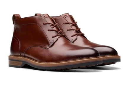 Мужские ботинки Clarks Aldwin Chukka, коричневые