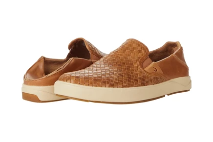 Мужские слипоны OluKai Laeahi Lauhala, рыжие