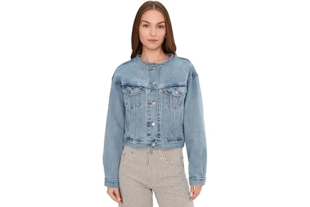Куртка Levis Premium Collarless Shrunken 90s Trucker