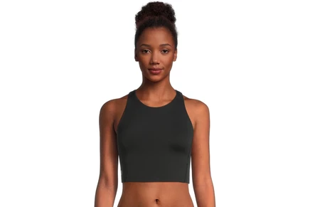 Женский спортивный топ Smartwool Active Crop Bra, черный