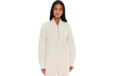 Женский свитшот Varley Mumford Half Zip Fleece