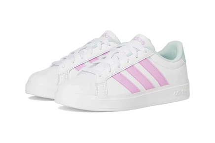 Детские кроссовки Adidas Kids Streetalk, белые/лилово-мятные