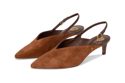 Женские туфли vince camuto kylien с ремешком, коричневые