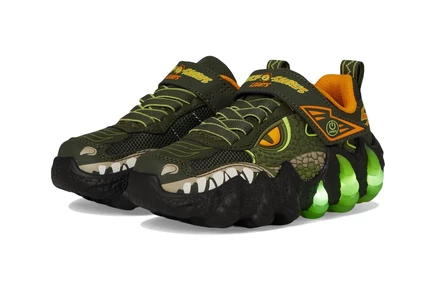 Кроссовки для детей Skechers Kids Skech-O-Saurus Lights 2.0, оливковые