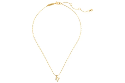 Колье Kate Spade New York WhatS Your Sign Virgo Mini Pendant clear/gold
