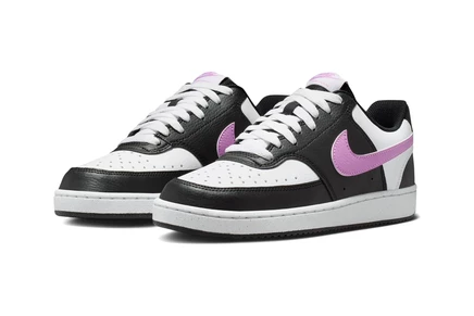 Женские кроссовки Nike Court Vision, черно/магента/белые