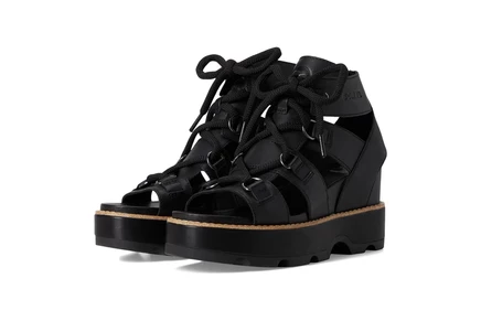 SOREL Joanie IV Lace Wedge black, black