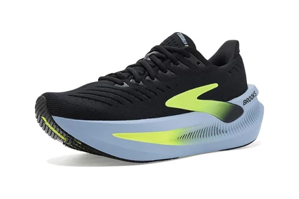 Мужские кроссовки Brooks Glycerin Max 2, черно-серо-салатовые