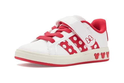 Кеды adidas Disney Grand Court, бело-рубиново-молочные
