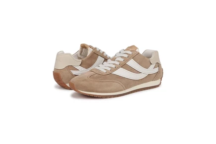 Женские кроссовки Vince Oasis Runner Lace-Up Sneakers new camel suede