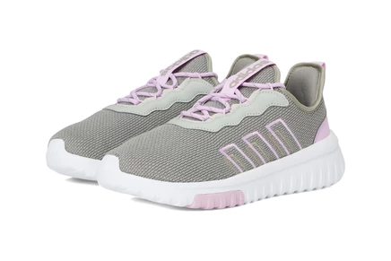adidas Kids Kaptir Flow 2.0 Shoes (Little Kid/Big Kid) silver pebble/bliss lilac/wonder silver