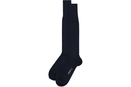 Мужские гольфы Falke No. 6 Merino & Silk, темно-синие