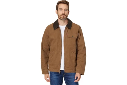 Мужская куртка Levi's Cotton Canvas Depot, коричневая