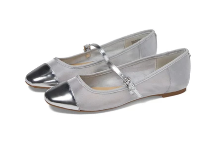 MICHAEL Michael Kors Mae Flex Ballet silver