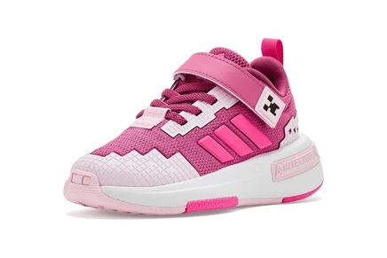 adidas Kids Minecraft Pro (Little Kid) dual magenta/lucid pink/clear pink