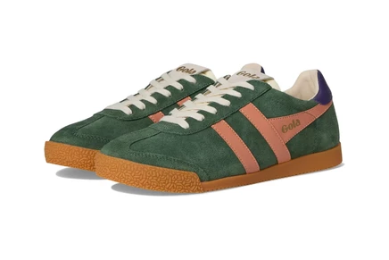 Женские кроссовки Gola Elan evergreen/terracotta/plum