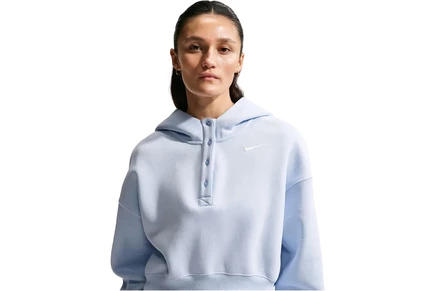 Женский свитшот Nike Sportswear Phoenix Fleece Oversized Crop Henley Hoodie