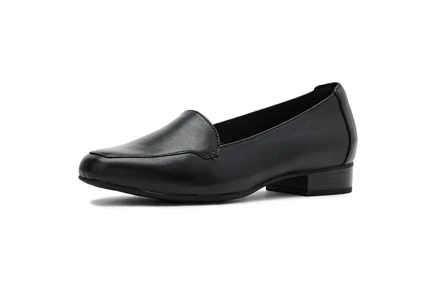 Женские лоферы Clarks Krystine Lily, кожаные, черные