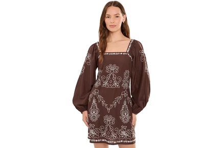 Платье Adrianna Papell Embroidered Dress