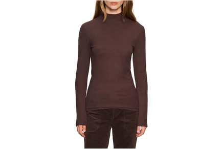 Sanctuary Long Sleeve Mock Essential semi sweet