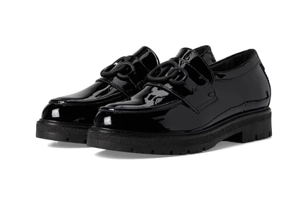 Naot Fremont black patent leather