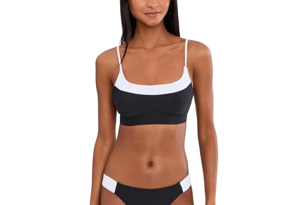Купальник BECCA Sport Mode Cara Square Neck Bralette