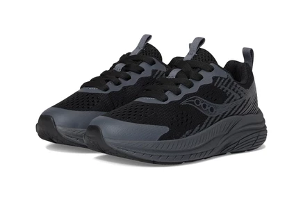 Детские кроссовки Saucony Kids Hurricane KDZ, черно-серые