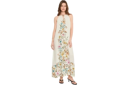 Платье Vince Camuto High Neck Flowy Maxi With Trim