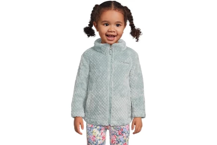 Детская куртка Columbia Kids Fire Side Sherpa на молнии, синяя