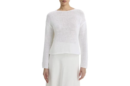 Свитер Vince Coated Cotton Pullover