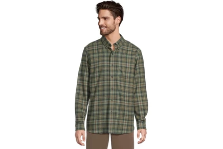 Мужская фланелевая рубашка L.L.Bean Scotch Plaid, mackenzie