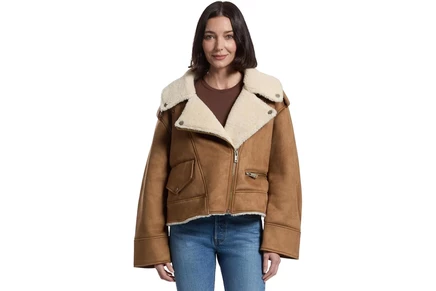 Куртка UGG Finnian Luxefluff Moto Jacket