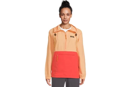 Женский анорак L.L.Bean Mountain Classic Color Block, коралловый