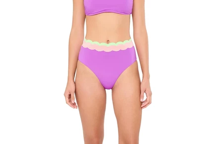 Beach Riot Harriet Bottoms radiant wave color-block