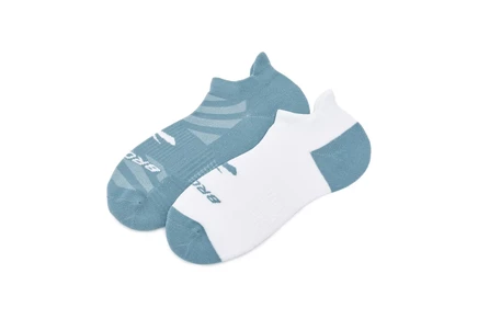 Brooks Ghost Lite No Show 2-Pack blue haze/white/haze